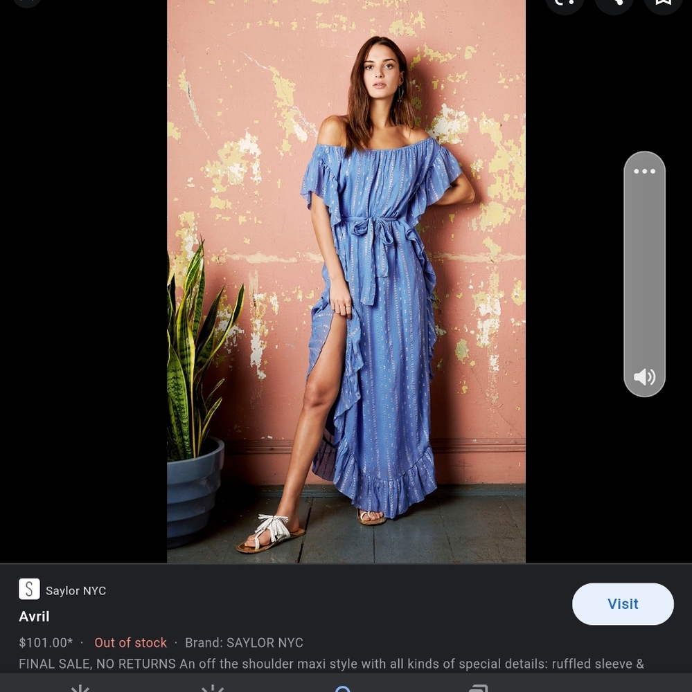 Beautiful long Maxi worn once